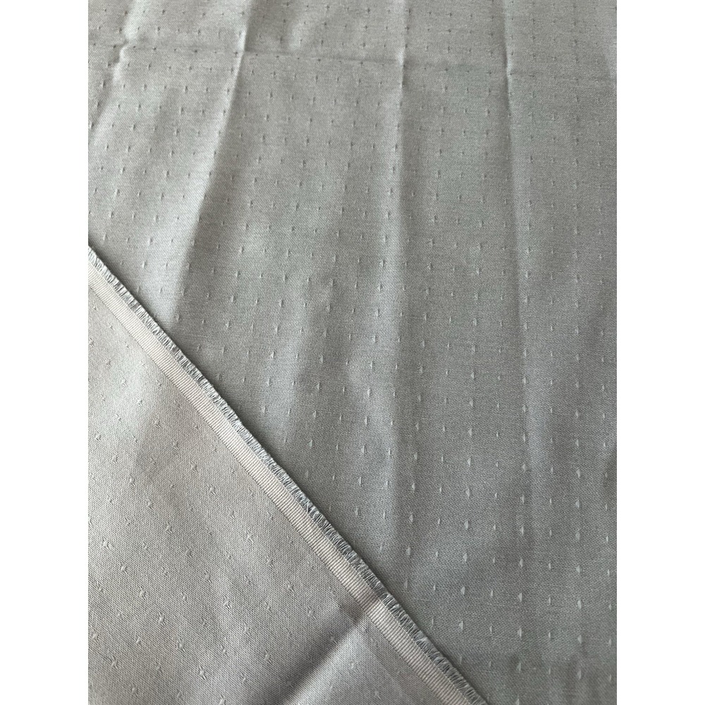 Blue Dobby Dot Cotton Fabric Remnant 54" Wide x 53" Long Home Decor Sewing
